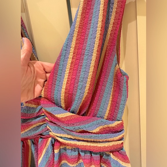 Blue Blush Multicolor Minidress, S - Picture 3 of 7